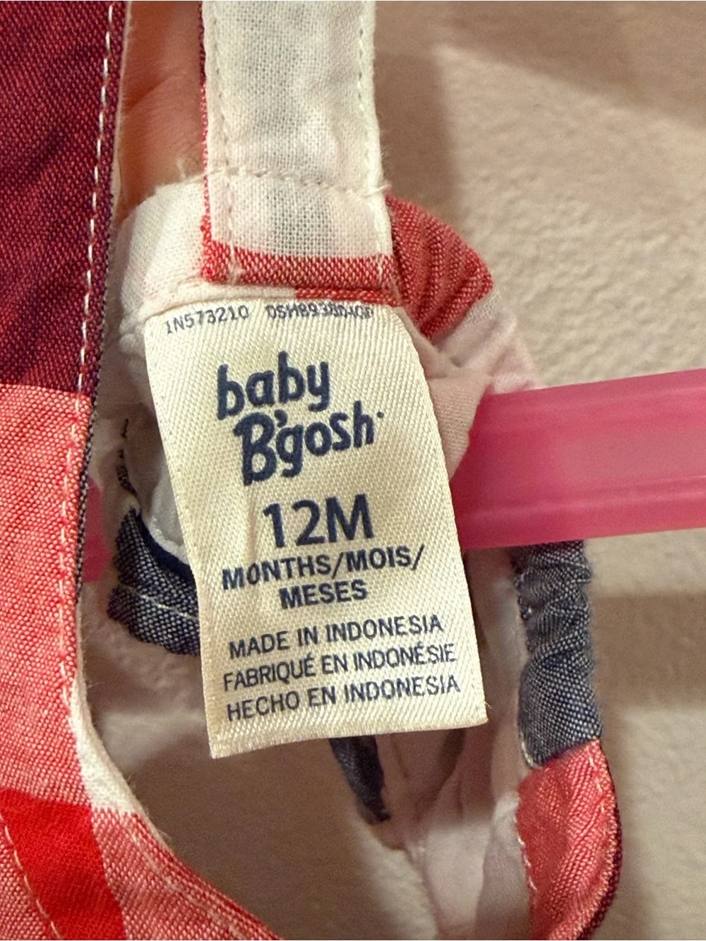 OshKosh B'gosh Red, Navy & White Plaid Sundress